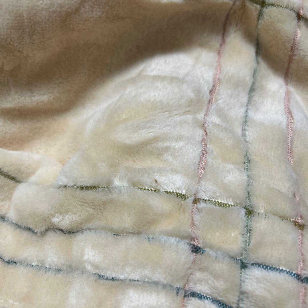 CELINE シルキータッチの高級シール織り綿毛布 2枚難ありお手入れブラシ付き