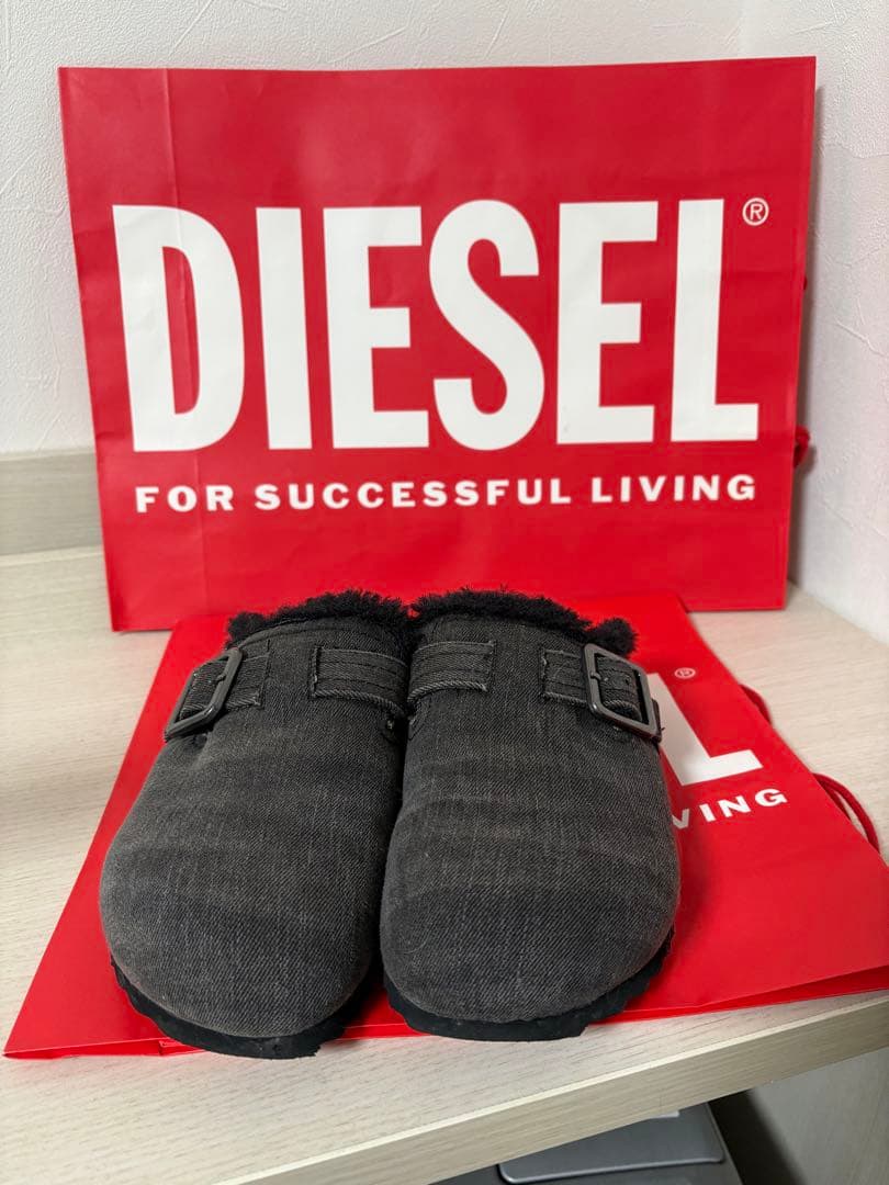 ディーゼル デニム グロッグ サンダル スリッポン 25.5cm
