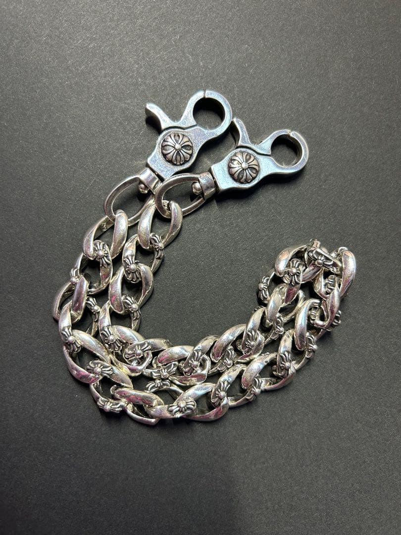 シルバー925 ウォレットチェーン アクセサリー チェーン クロス