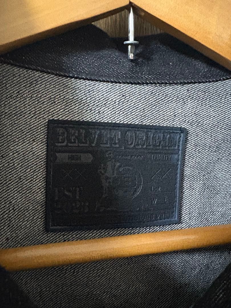 BELVET リジットデニムジャケット M