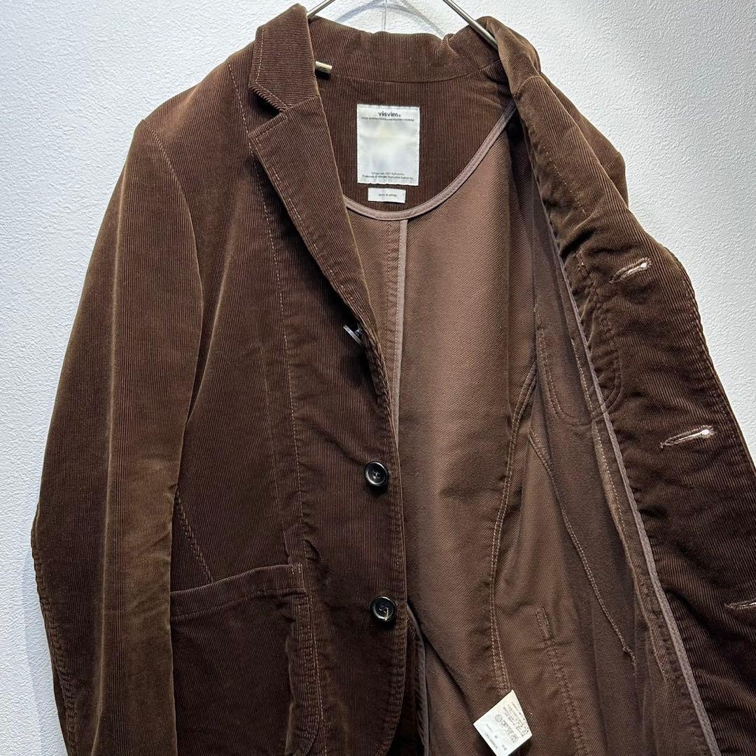 希少 VISVIM 上質 コーデュロイ デザイン テーラードジャケット S