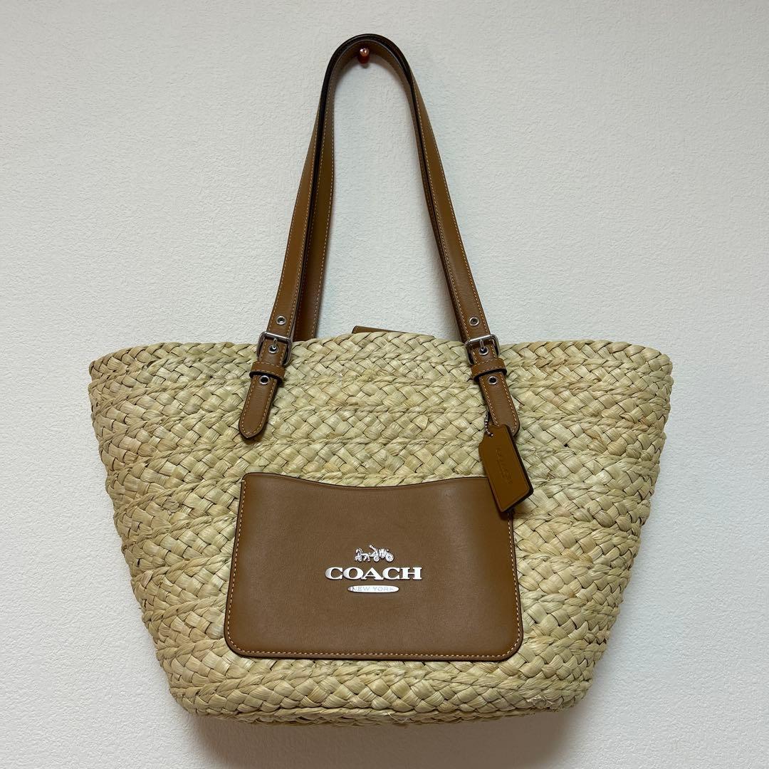 コーチ　かごバッグ