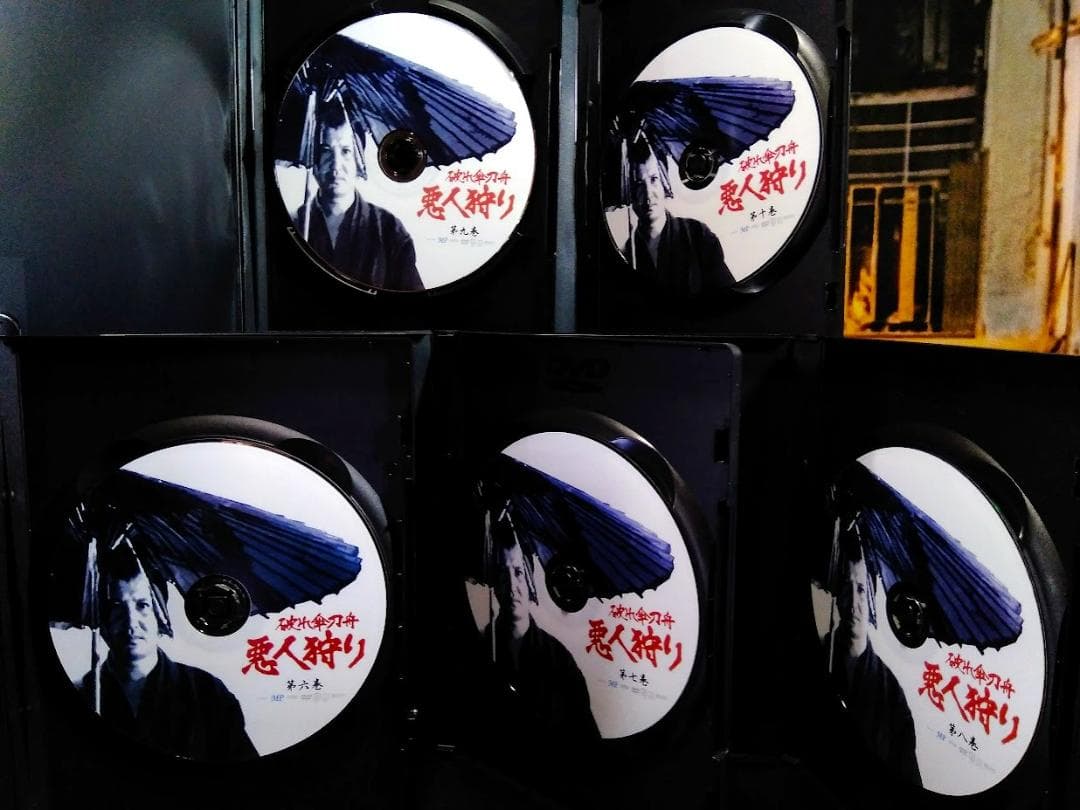 DVD『 破れ傘刀舟 悪人斬り 』 第一巻 ～ 第二十巻セット　萬屋錦之介