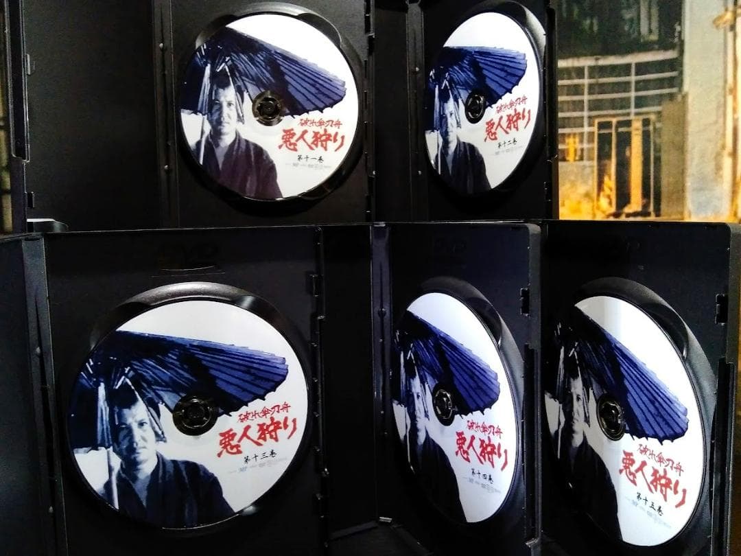 DVD『 破れ傘刀舟 悪人斬り 』 第一巻 ～ 第二十巻セット　萬屋錦之介