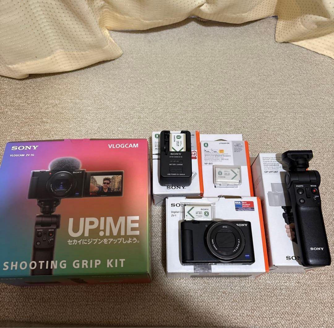 SONY ZV-1G Shooting Grip Kit ＋充電器セット付き