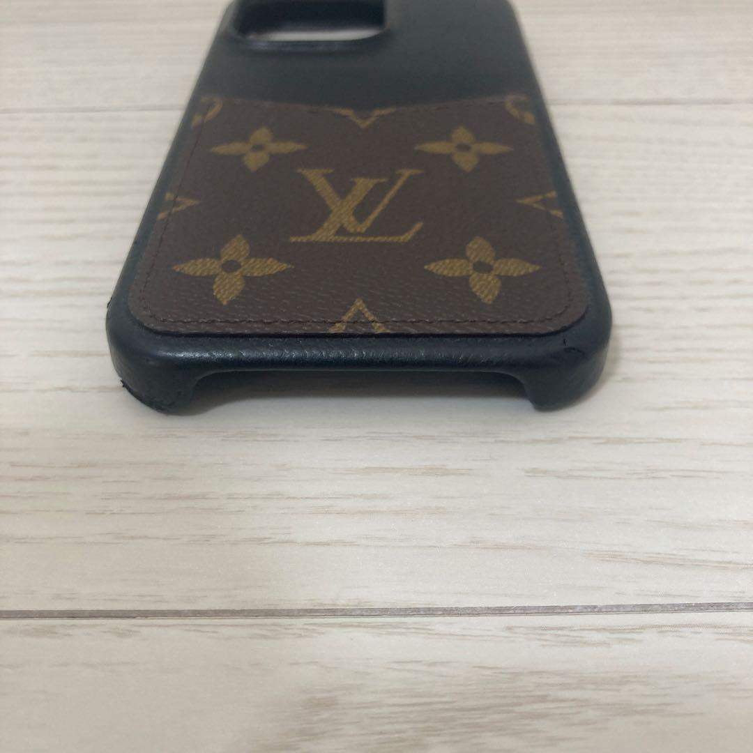 【美品】ルイヴィトン　iPhone15promaxケース　モノグラム　黒