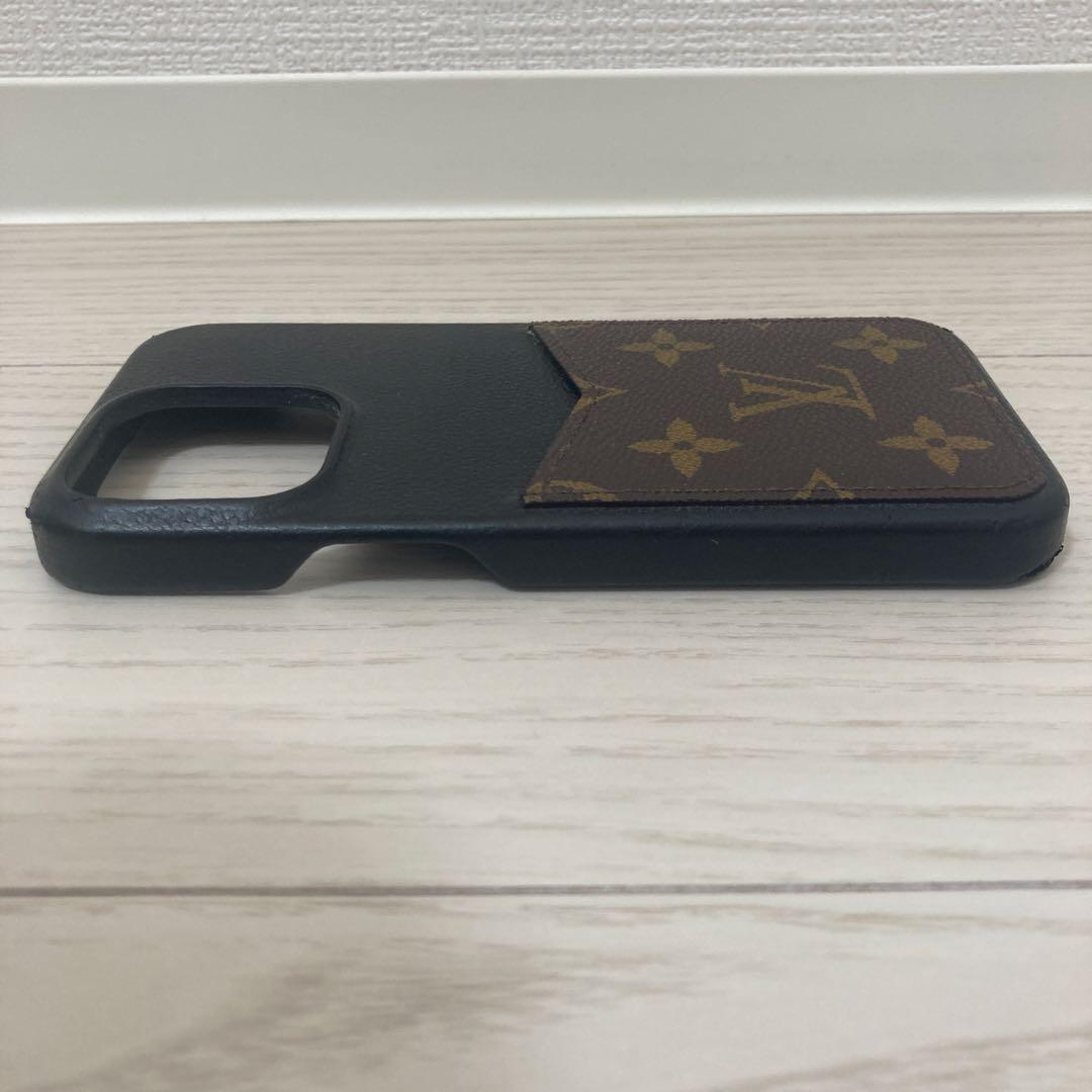 【美品】ルイヴィトン　iPhone15promaxケース　モノグラム　黒