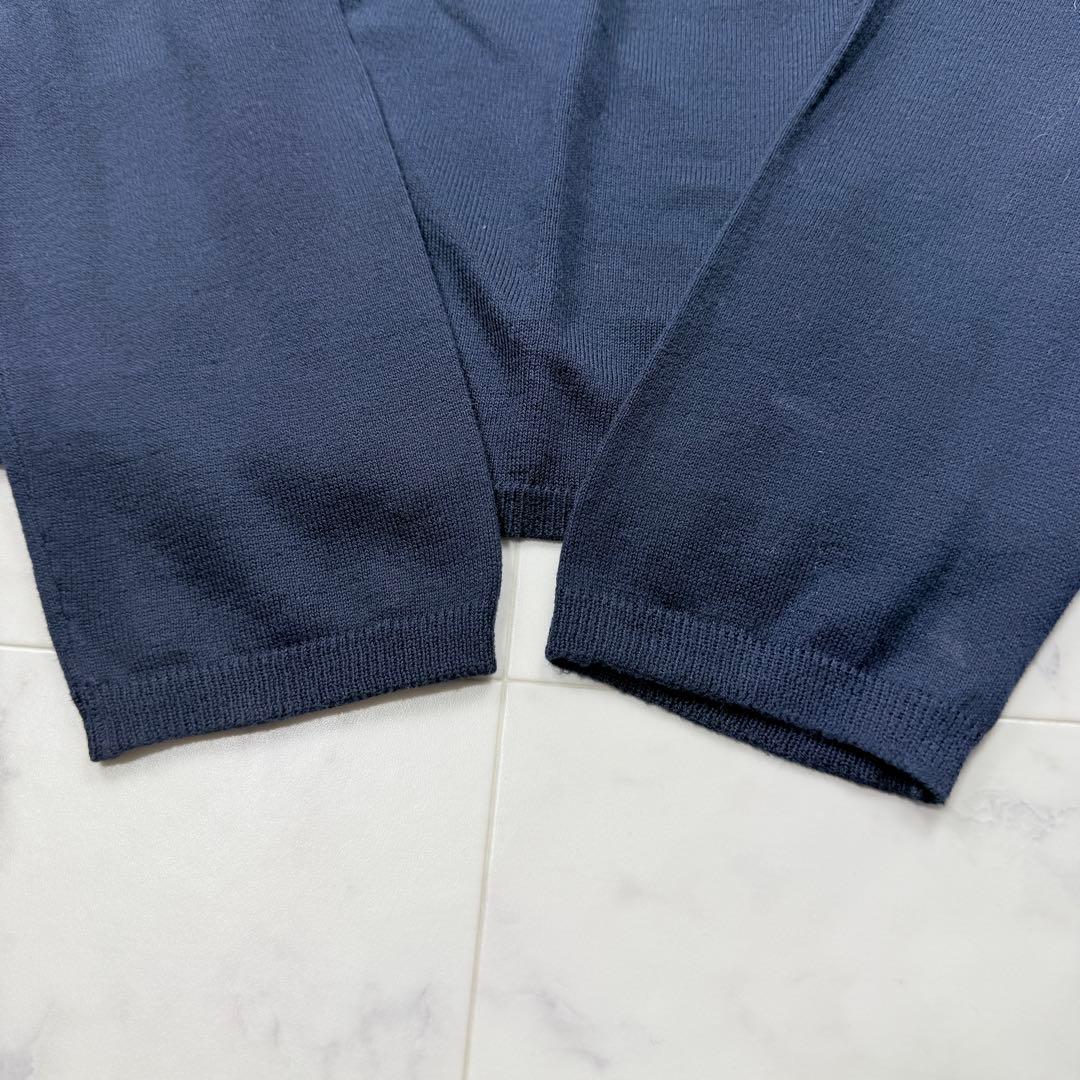 cruciani クルチアーニ Vネックコットンセーター 50 ネイビー
