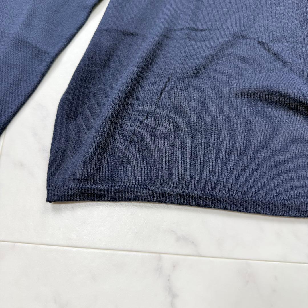 cruciani クルチアーニ Vネックコットンセーター 50 ネイビー