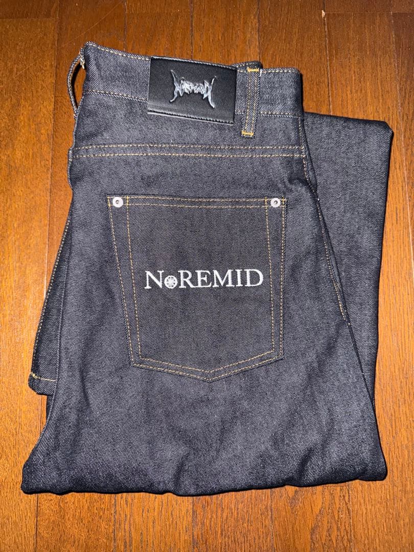 NORIMID リジットスーパーバギーデニム ブラック リジットデニム
