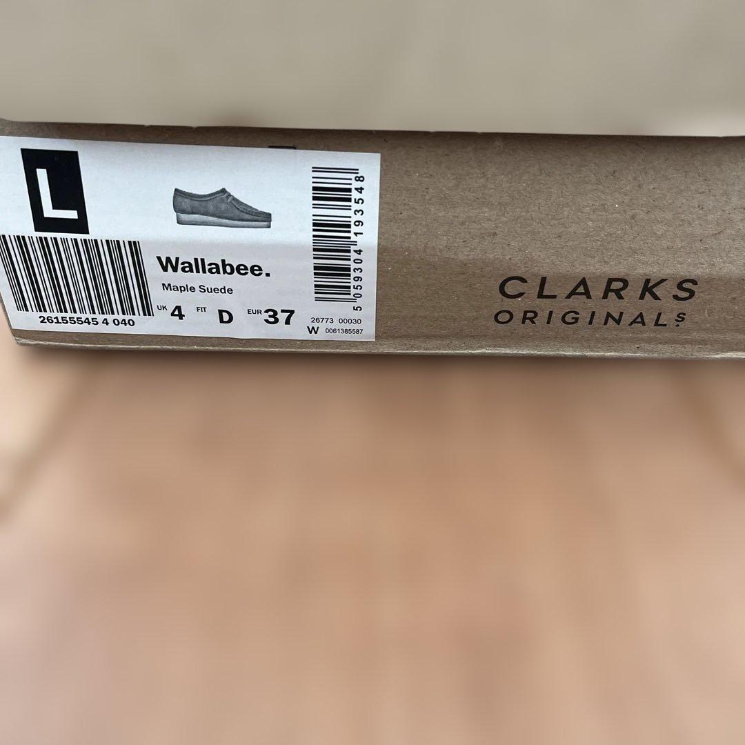 CLARKS ORIGINALS Wallabee ブラックスエード 37