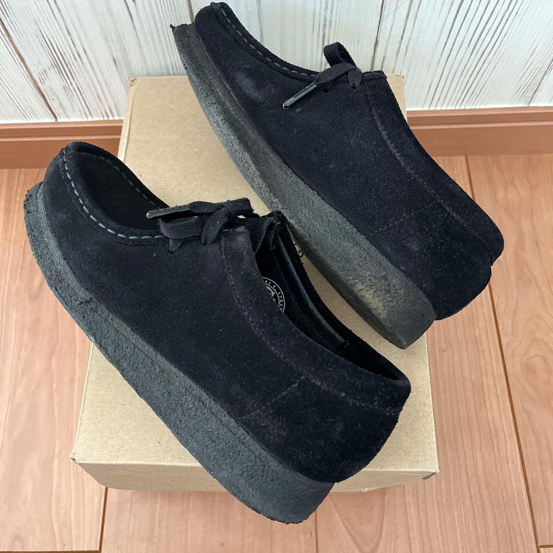 CLARKS ORIGINALS Wallabee ブラックスエード 37