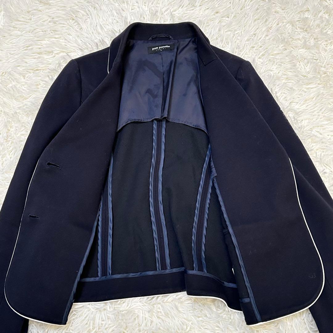 ポンポネット　フォーマルセットアップ　160サイズ　チェックスカート　ネクタイ