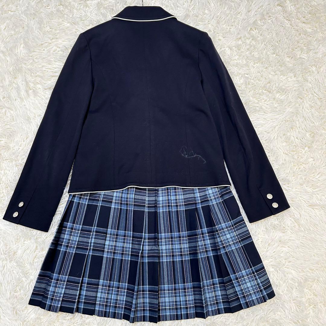 ポンポネット　フォーマルセットアップ　160サイズ　チェックスカート　ネクタイ