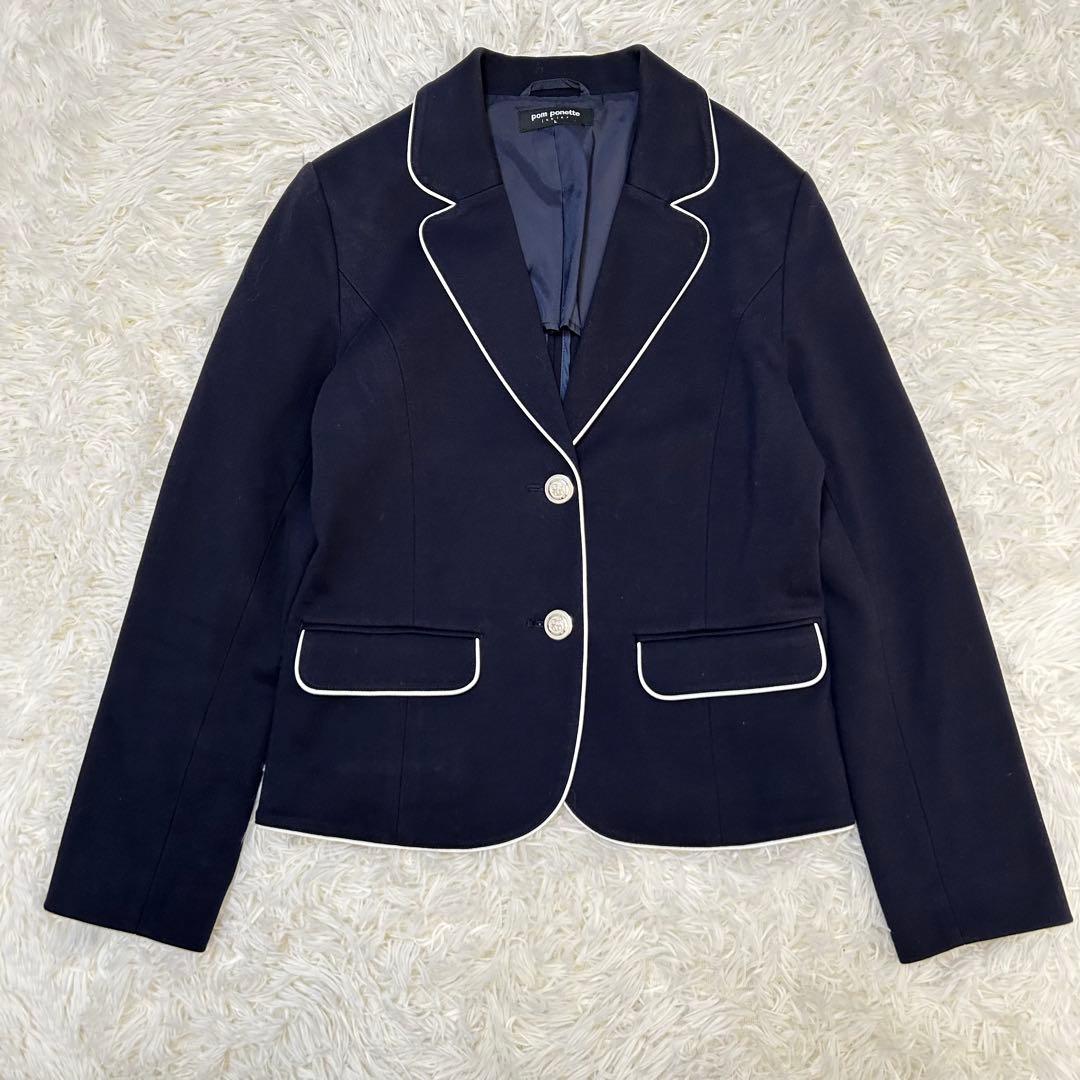 ポンポネット　フォーマルセットアップ　160サイズ　チェックスカート　ネクタイ