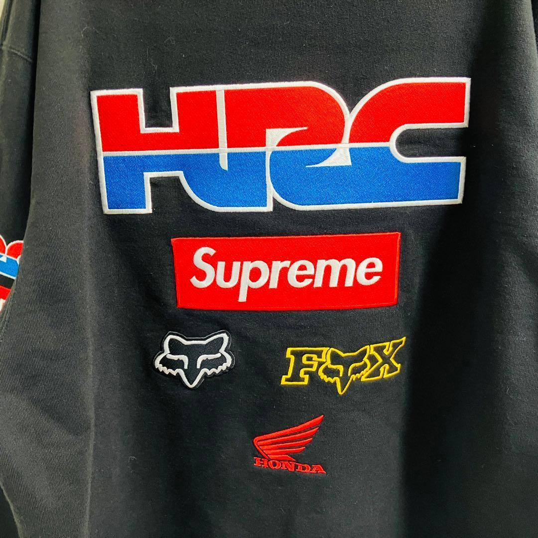 【大人気】シュプリーム スウェット サイズL Honda FOX Racing