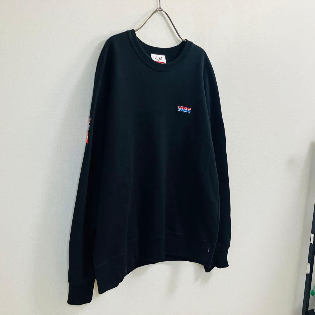 【大人気】シュプリーム スウェット サイズL Honda FOX Racing