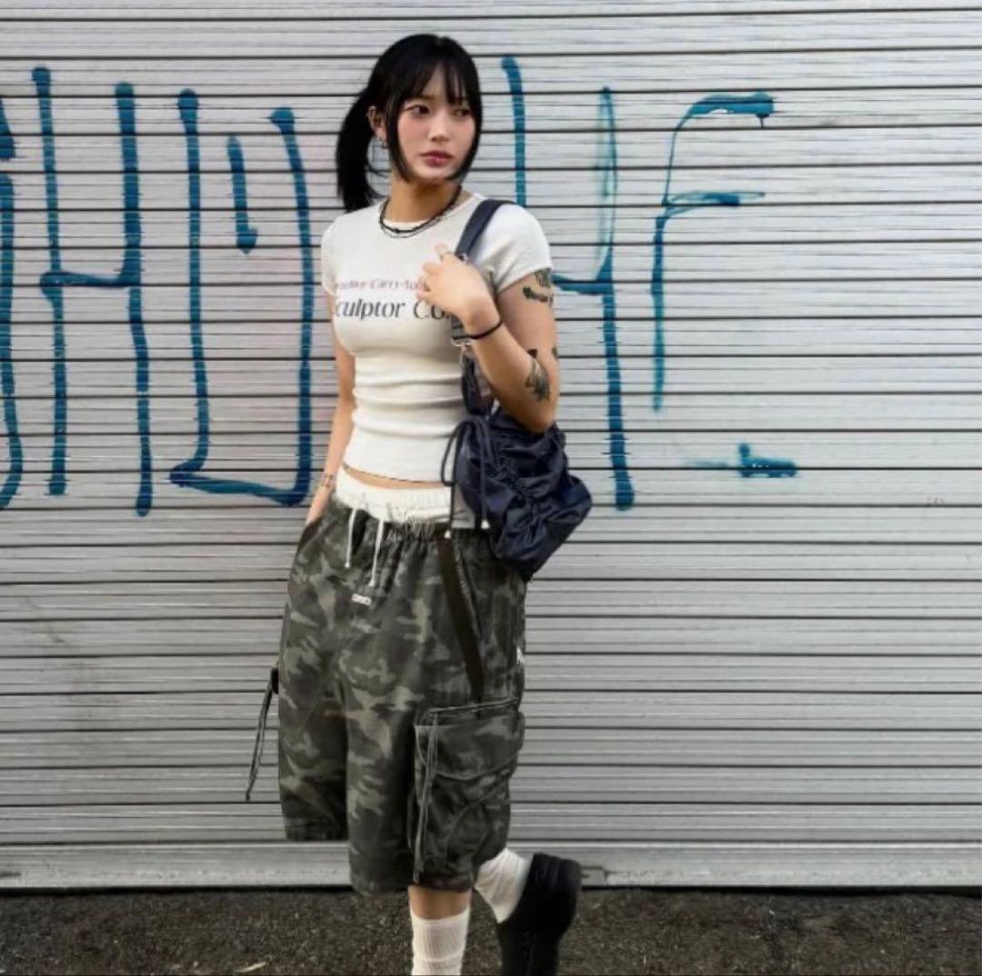 Sculptor 迷彩 カモフラ ハーフパンツ