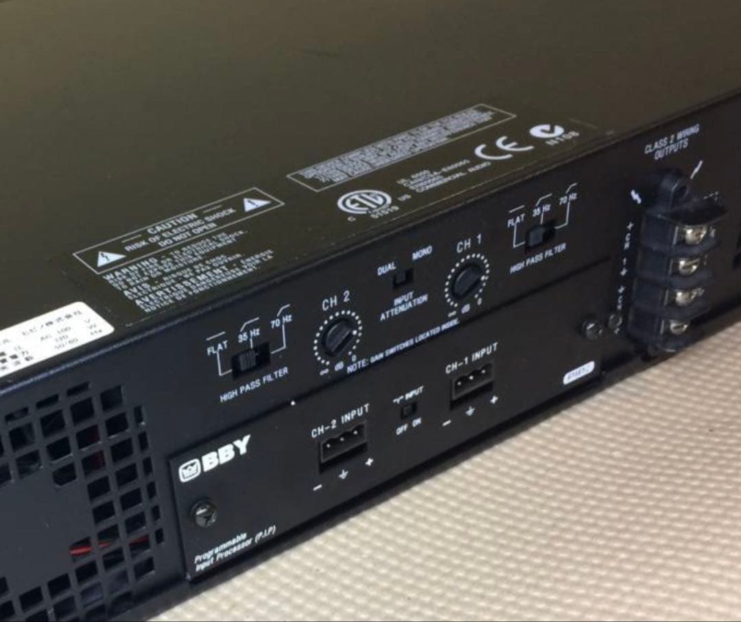 やまかな Amcron CTs1200 2chパワーアンプ動作品