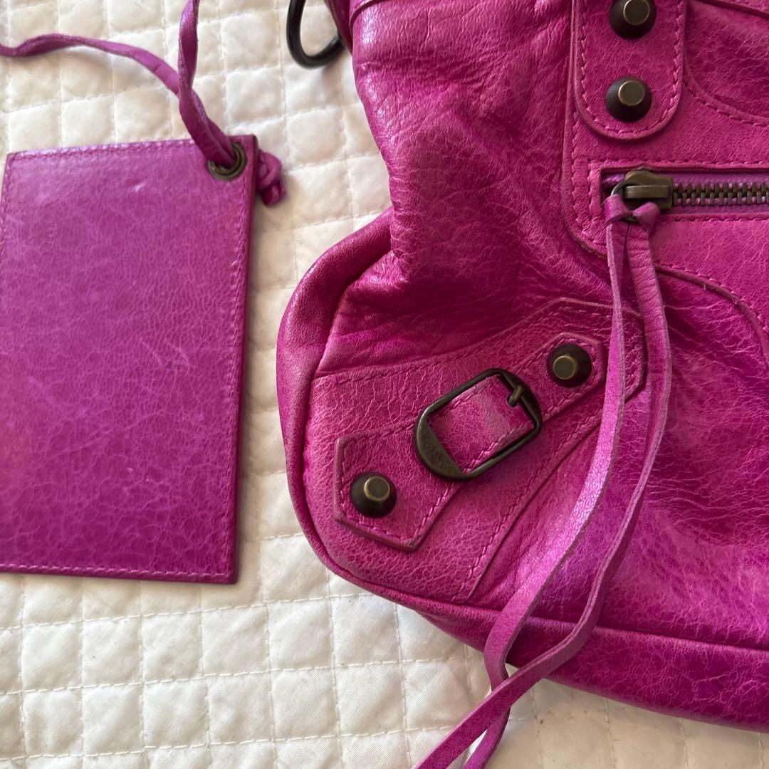 d*4様 バレンシアガ バック パープル