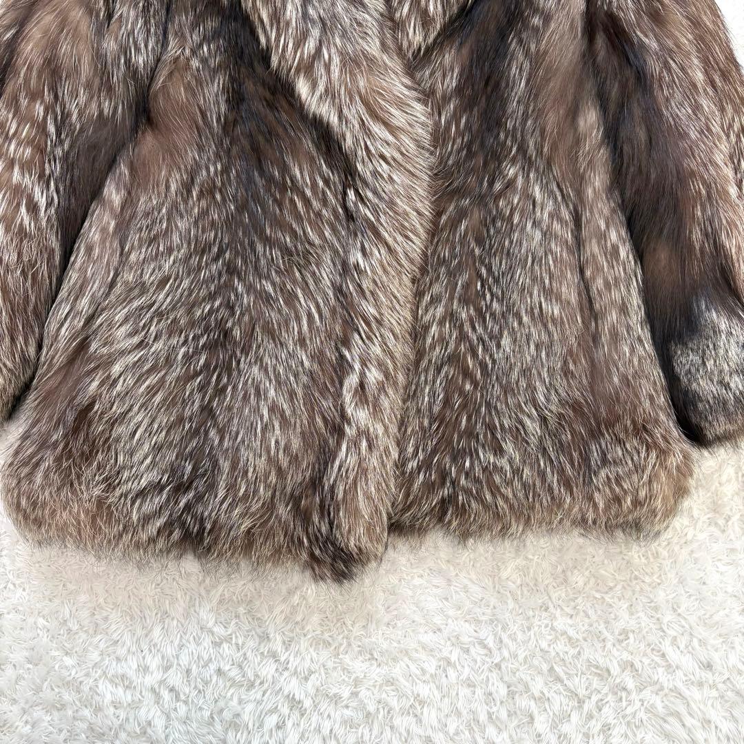 SAGA FOX 金サガ シルバーフォックスファージャケット コート13 XL