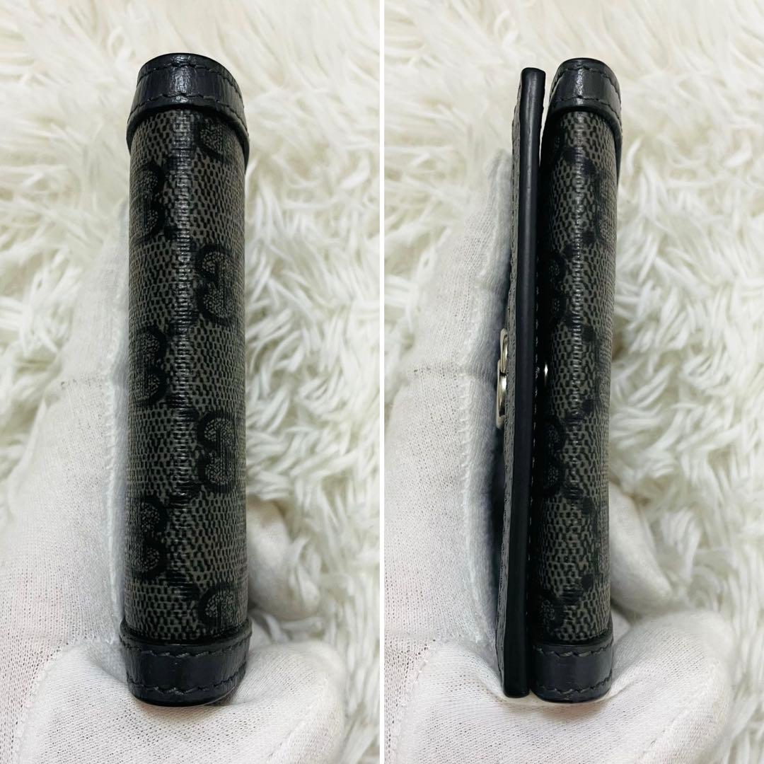 未使用級✨GUCCI カードケース 名刺入れ オフディア GGマーモント グレー