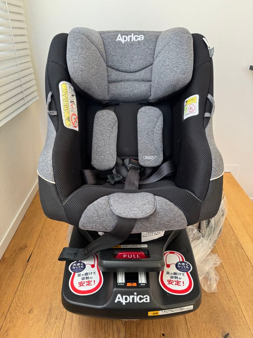 美品！クルリラプラス チャイルドシート 回転式　ISOFIX