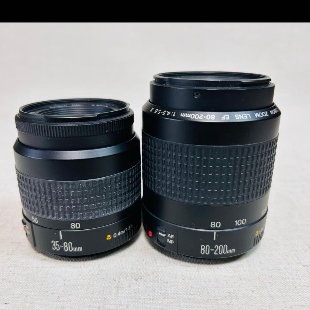 【1/31まで】Canon 30-80mm 80-200mm レンズセット