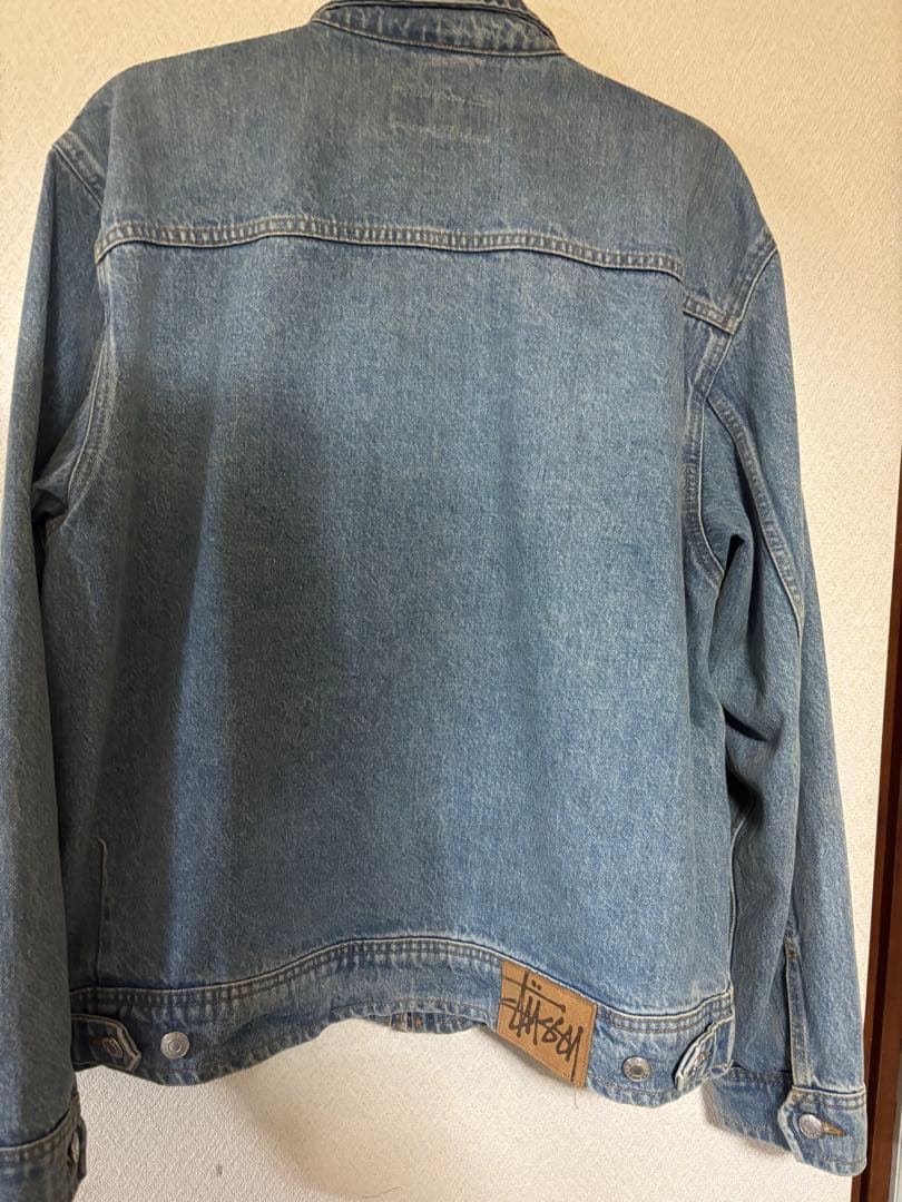 STUSSY デニムジャケットZIP WORK JACKET DENIM XL