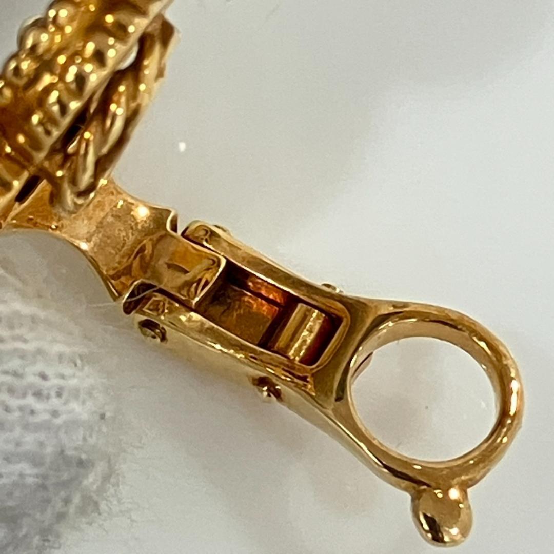 ヴィンテージアルハンブラ イヤリング 750YG シェル 片方 3.7g