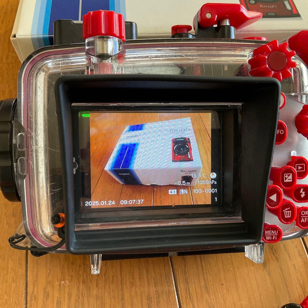 値下げ♪【OLYMPUS オリンパス TG-5&ハウジングPT-058セット】