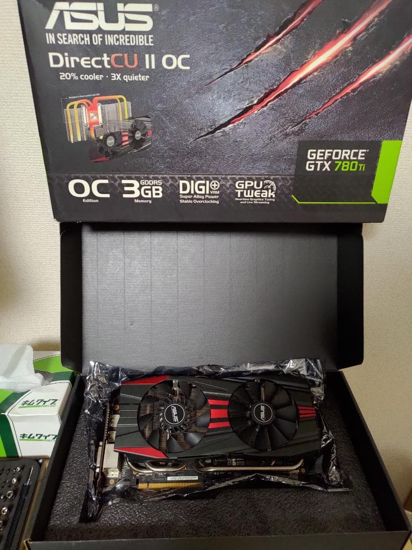 ASUS GTX780Ti 動作確認済／グリス塗替済／付属品なし