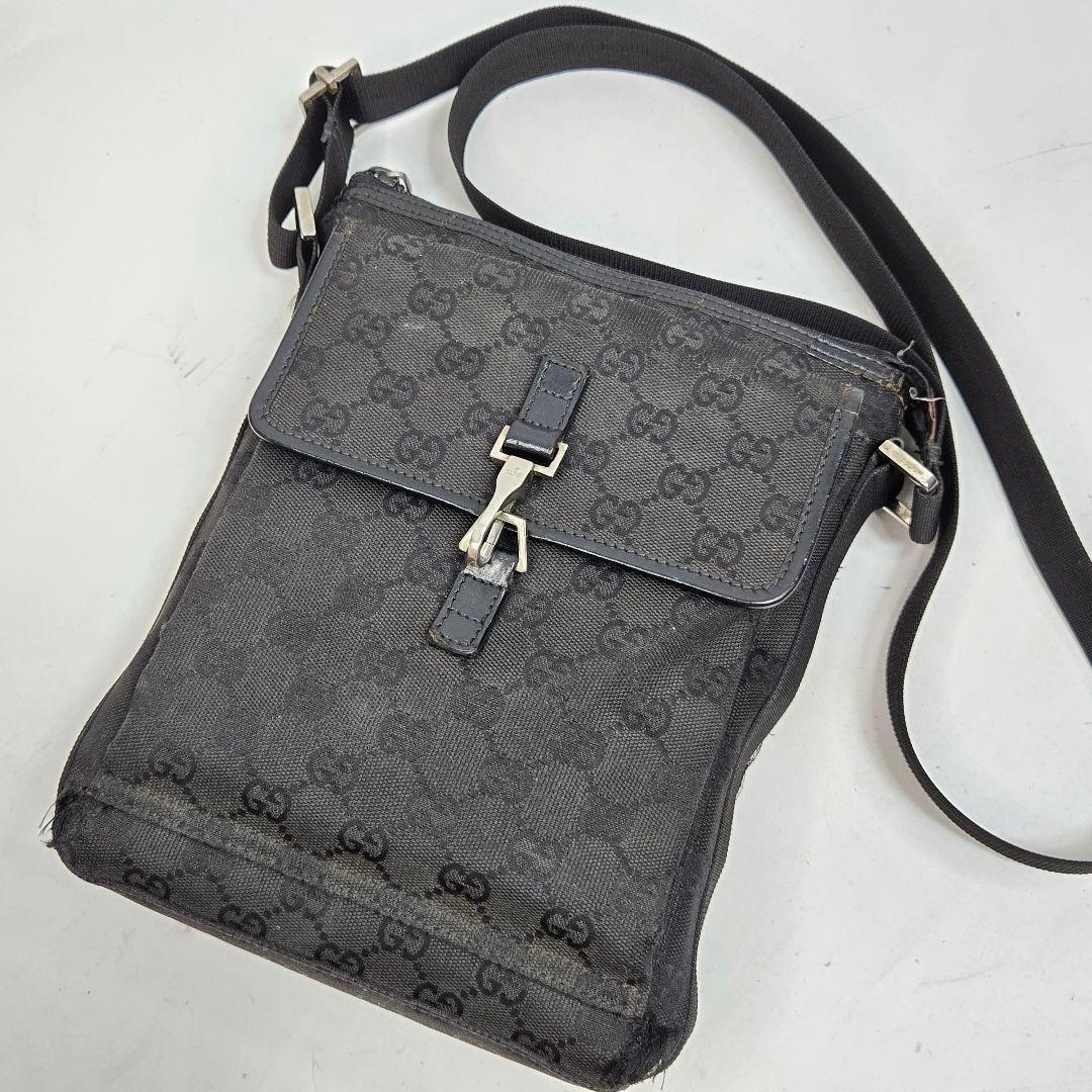 GUCCI サコッシュGGキャンバス ジャッキー ショルダーバッグ