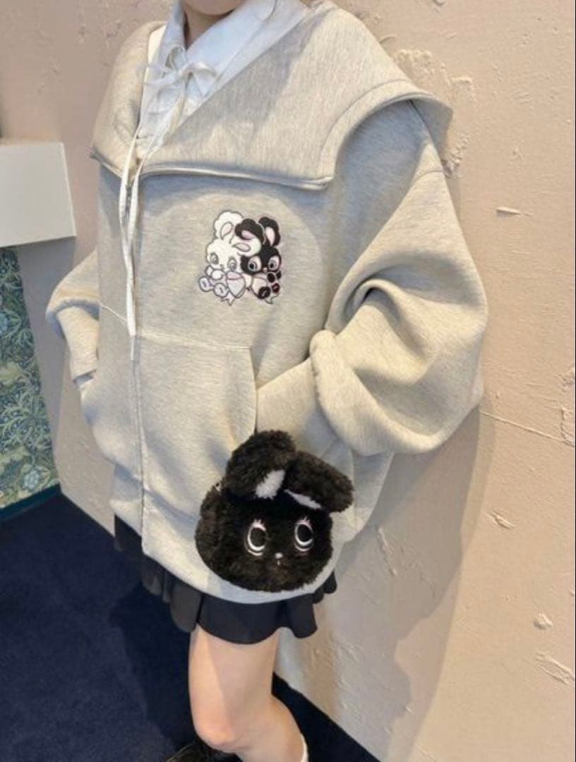 SNIDEL×foxy illustrationsボリュームパーカー　スナイデル