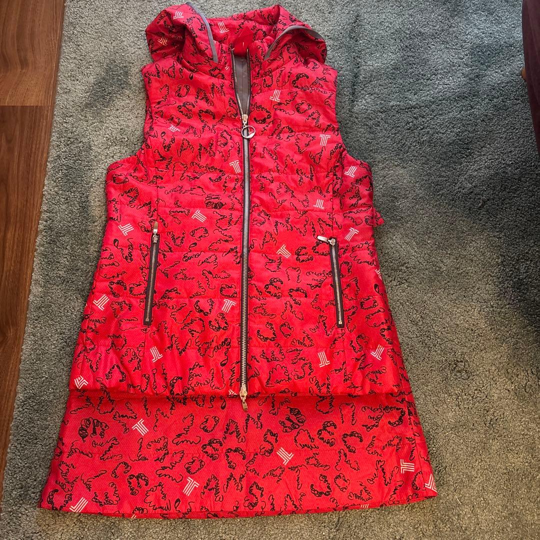 極美品！ランバンスポール　 ゴルフ 中綿　ベスト スカート　セット　38 M