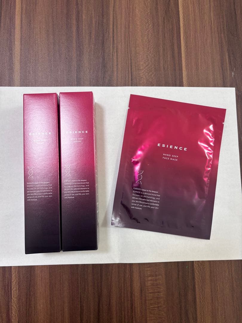 エシエンスESIENCE薬用ナノシープセラム導入美容液２本＋フェイスマスク