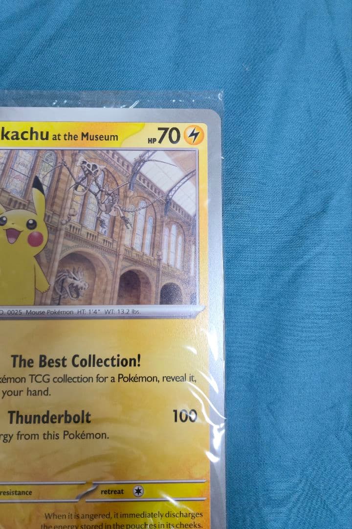 【未開封】ピカチュウ博物館　プロモ　Pikachu At The Museum