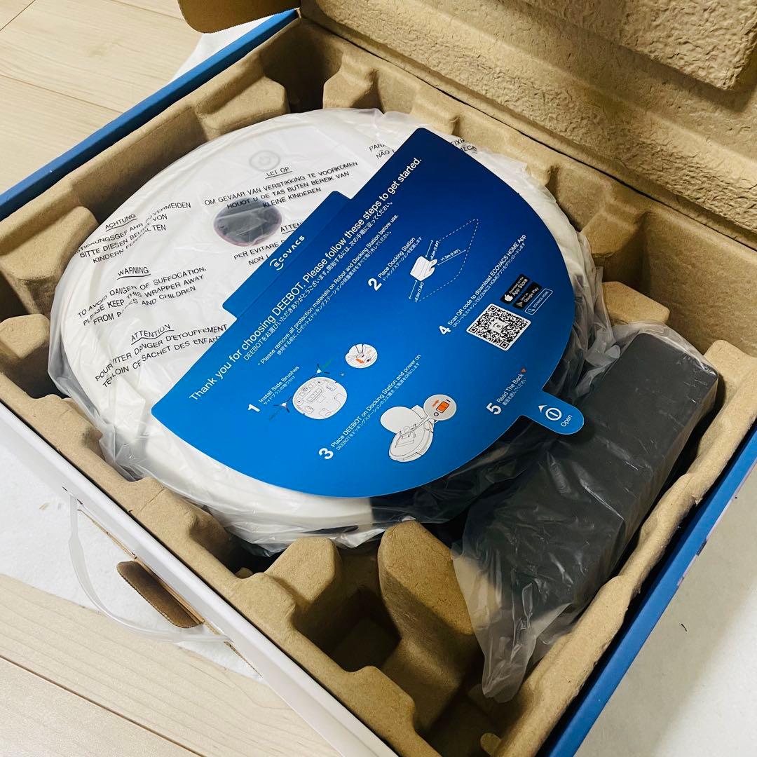 ECOVACS　DEEBOT U3 DK4G ロボット掃除機　床用・水拭き機能付