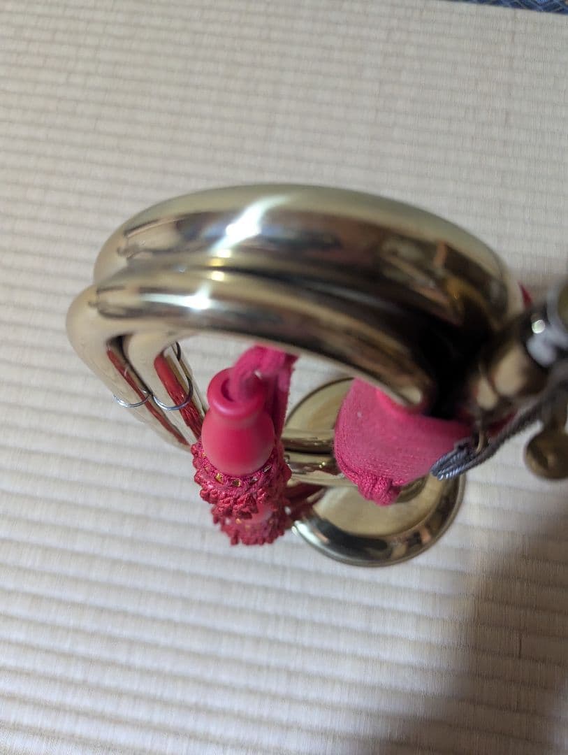 MAXTONE マックストーン　信号ラッパ 3つ巻 ゴールド仕上げ 中古