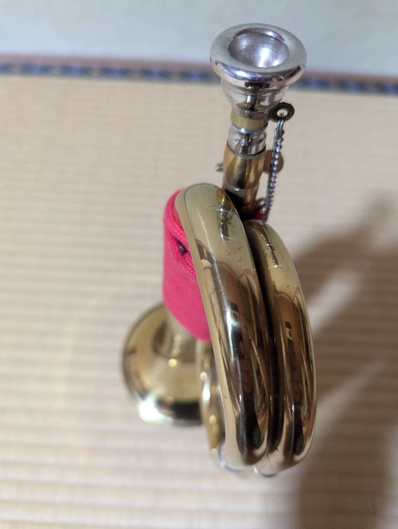 MAXTONE マックストーン　信号ラッパ 3つ巻 ゴールド仕上げ 中古