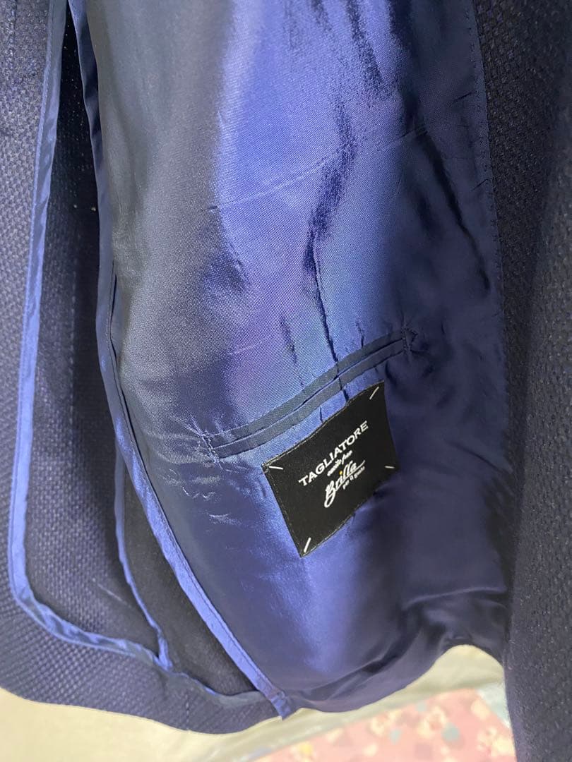 TAGLIATORE ネイビー ダブルジャケット