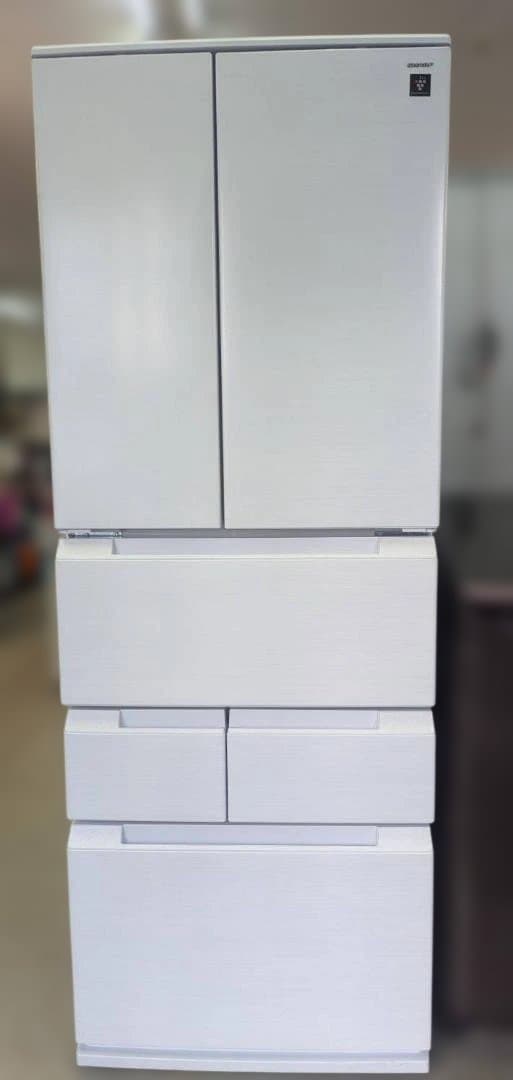 展示品 SHARP 429L 6ドア冷蔵庫 SJ-MF43M　展示による小傷あり
