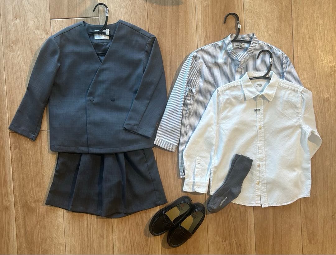 ZARA HARUTA セットアップ　スーツ　ローファー　入学式　卒園式　結婚式