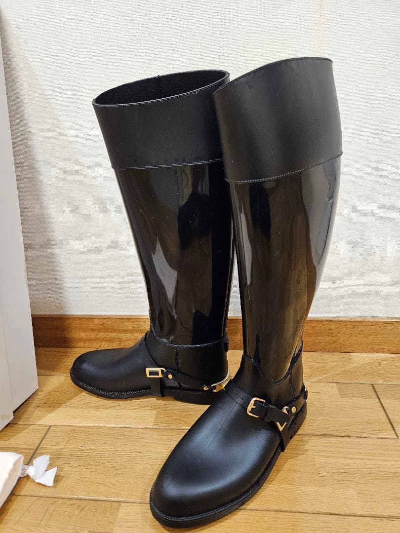 JIMMY CHOO ブラック ロングブーツ　美品❗37