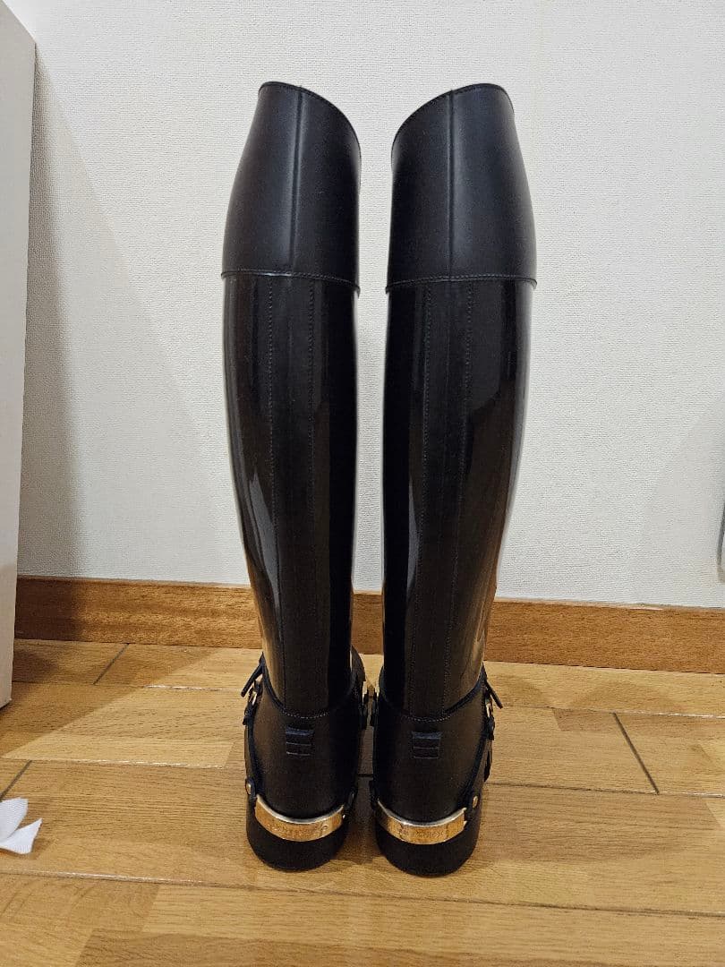 JIMMY CHOO ブラック ロングブーツ　美品❗37