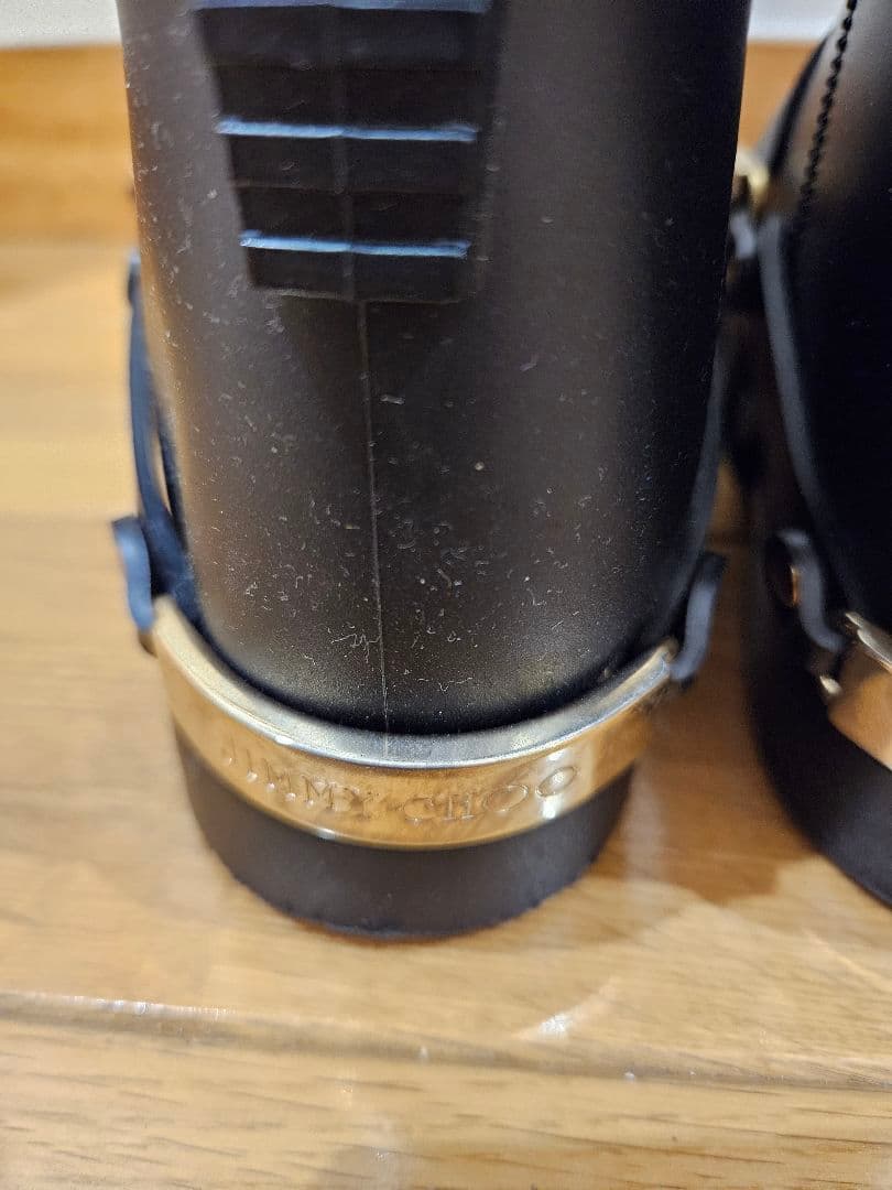 JIMMY CHOO ブラック ロングブーツ　美品❗37