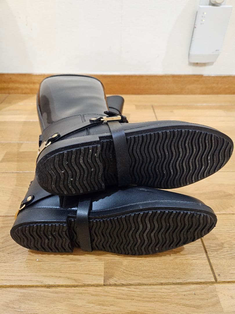JIMMY CHOO ブラック ロングブーツ　美品❗37