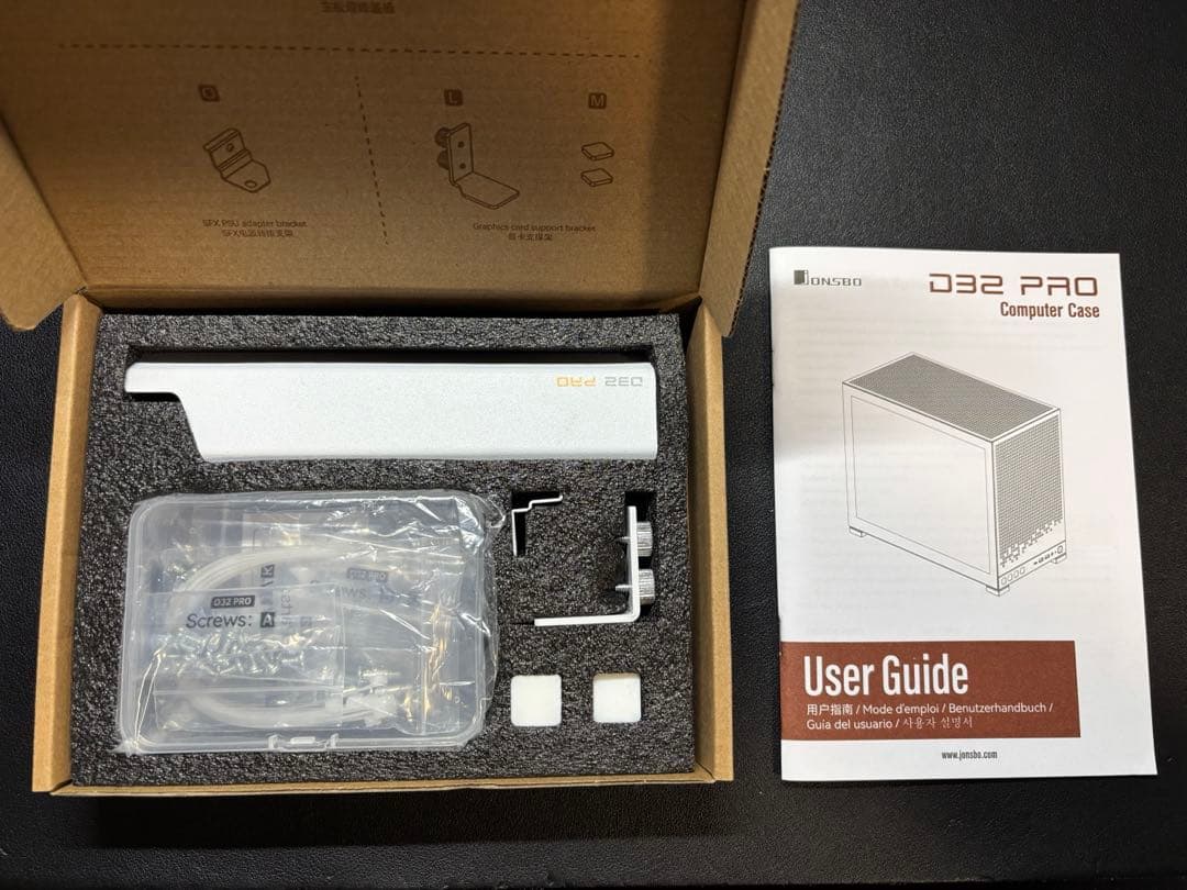 JONSBO D32 M-ATXケース (D32 PRO-ホワイト)