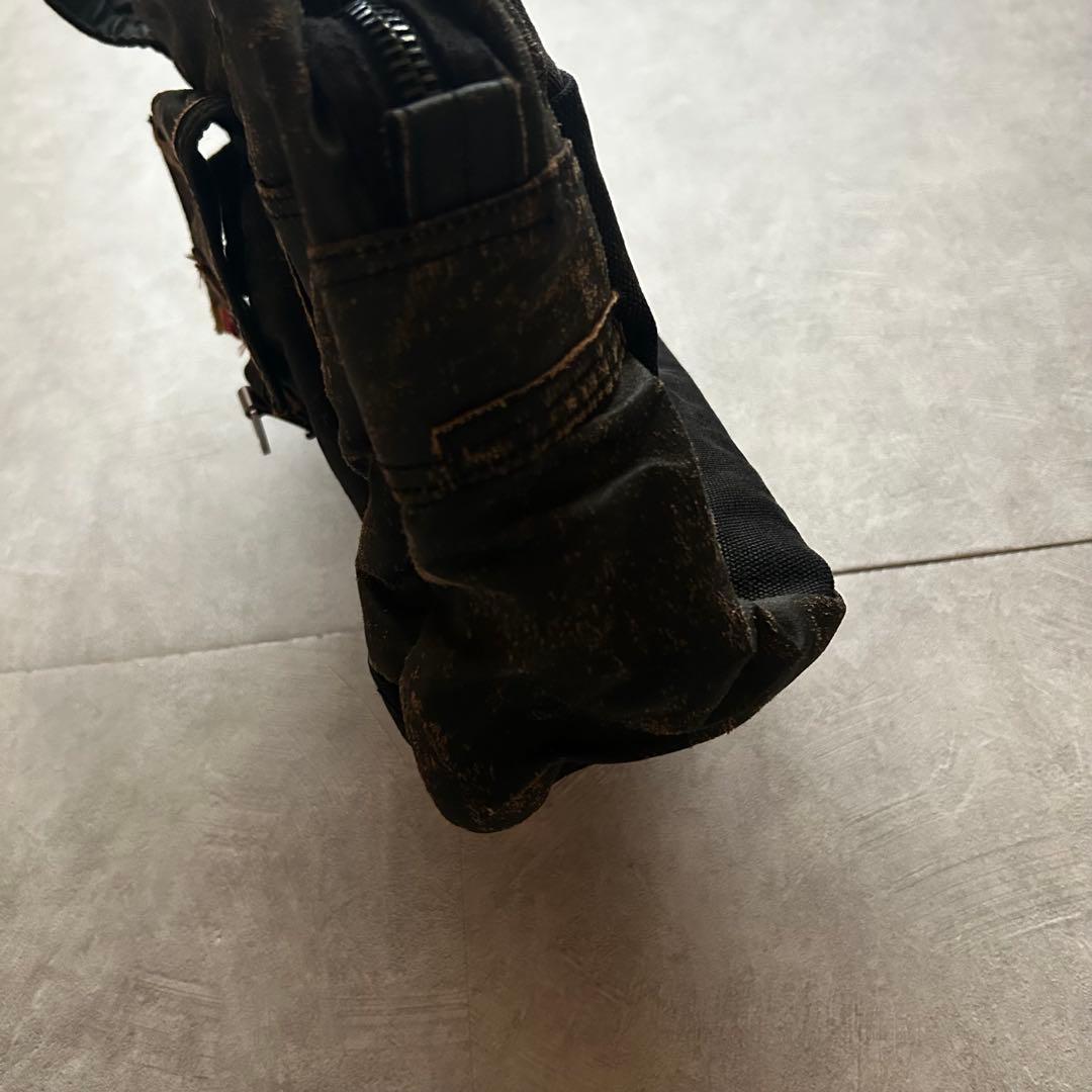 バッグ archive grunge shoulder bag y2k black