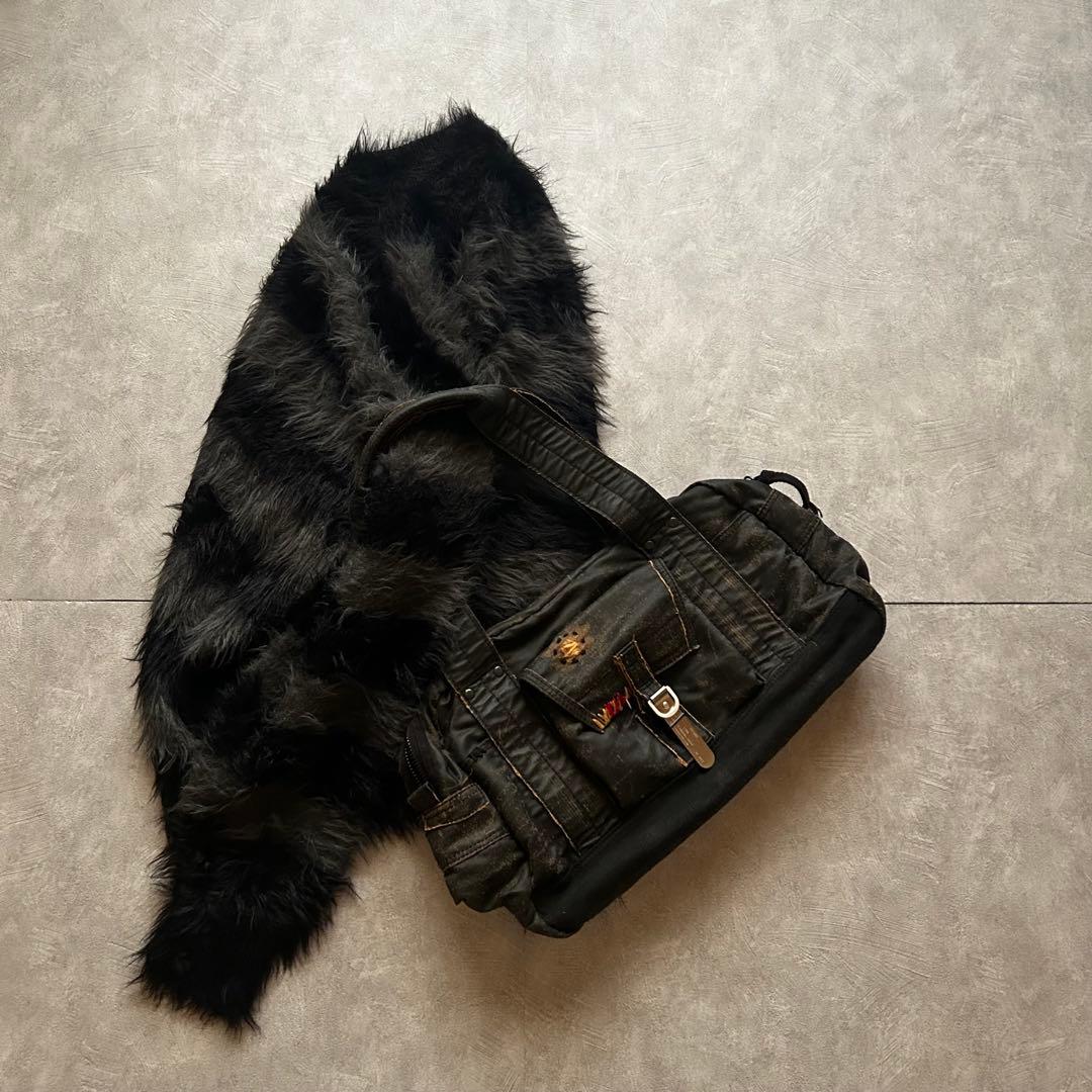 バッグ archive grunge shoulder bag y2k black